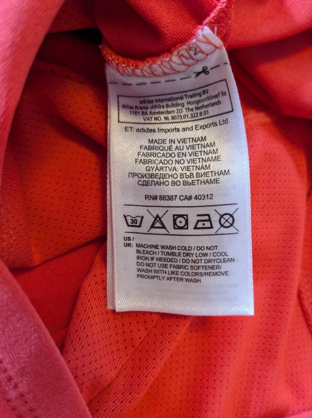 Adidas Coral Climalite Women’s Athletic Skort - Picture 10 of 13